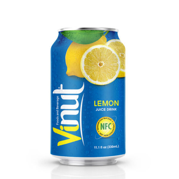 330ml Can (Tinned) Lemon Juice Drink Factory Manufacturers and Suppliers