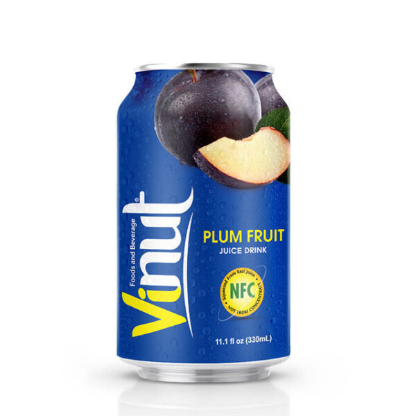 330ml Can (Tinned) Plum Fruit Juice Drink Factory Manufacturers and
