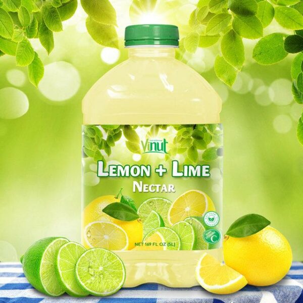 VINUT's 5L Lemon & Lime Juice Nectar Citrus Delight