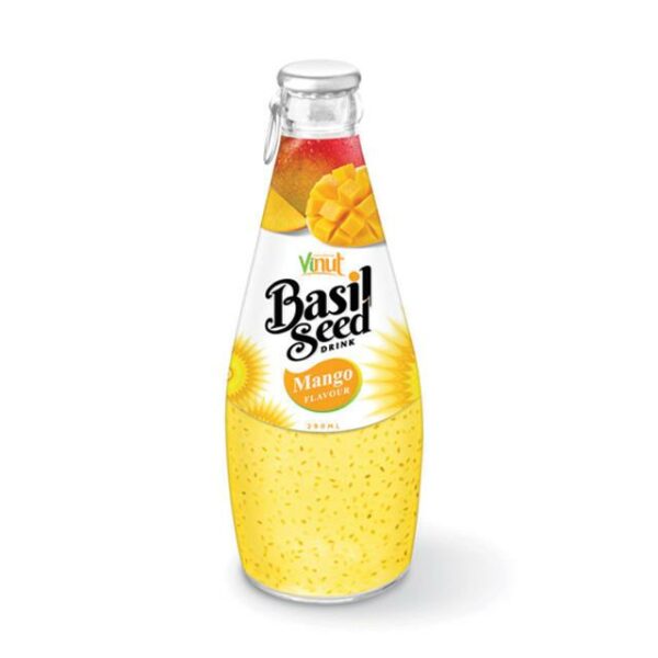 290ml VINUT Basil seed drink with Mango flavour Suppliers and Manufacturers