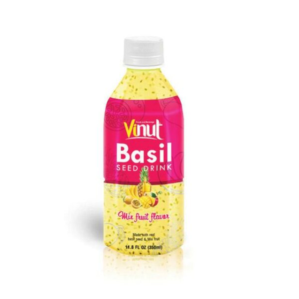 350ml VINUT Basil seed drink with Mix Juice Flavour Suppliers and