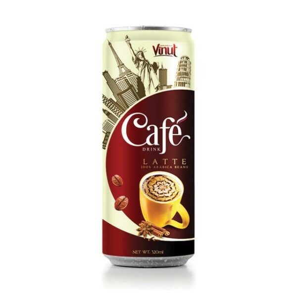 250ml VINUT Latte Coffee Can Smooth and Soothing