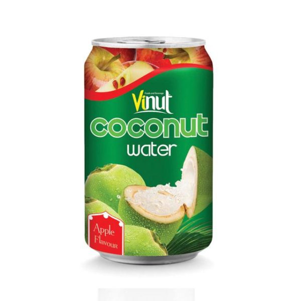 330ml VINUT Canned Coconut water with Apple Flavour