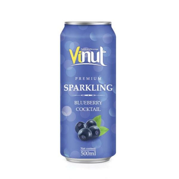 500ml Can (Tinned) Blueberry Sparkling water Factory Manufacturers and