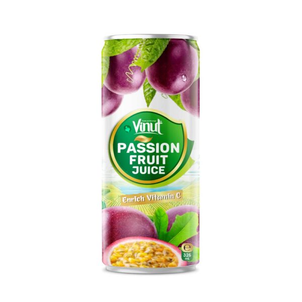 325ml VINUT Passion fruit Juice enrich Vitamint C