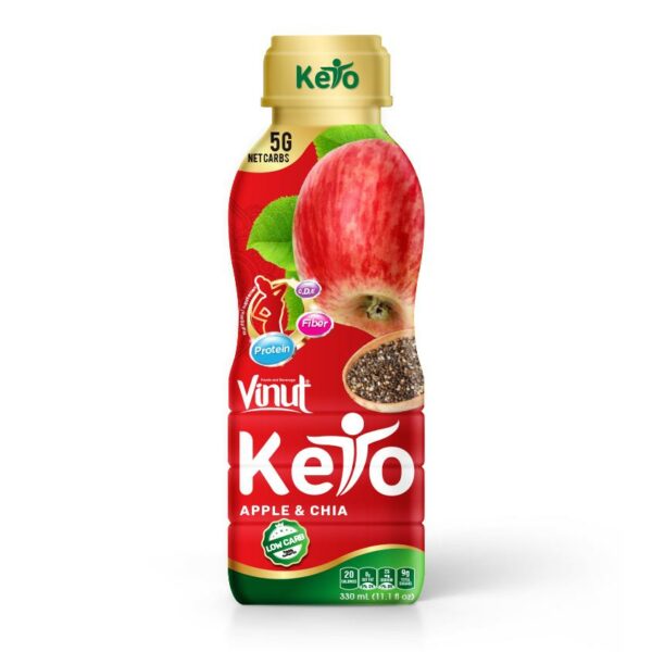 330ml VINUT Keto Apple Juice with Chia Seed Healthy Lifestyle Choice
