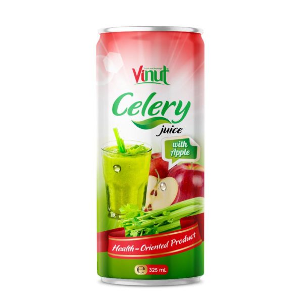 350ml VINUT Healthy Drink 100% Celery Juice Drink with Apple Juice