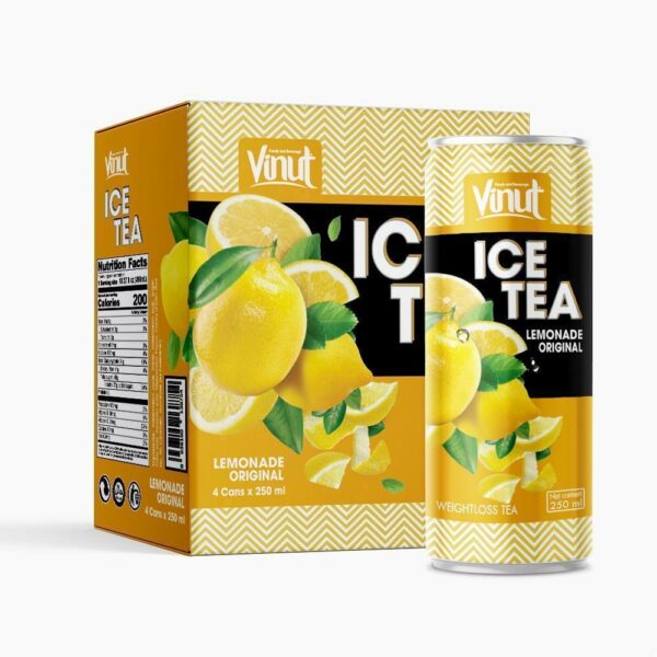 Vinut 4 Cans Weight Loss Iced Green Tea Lemonade Original