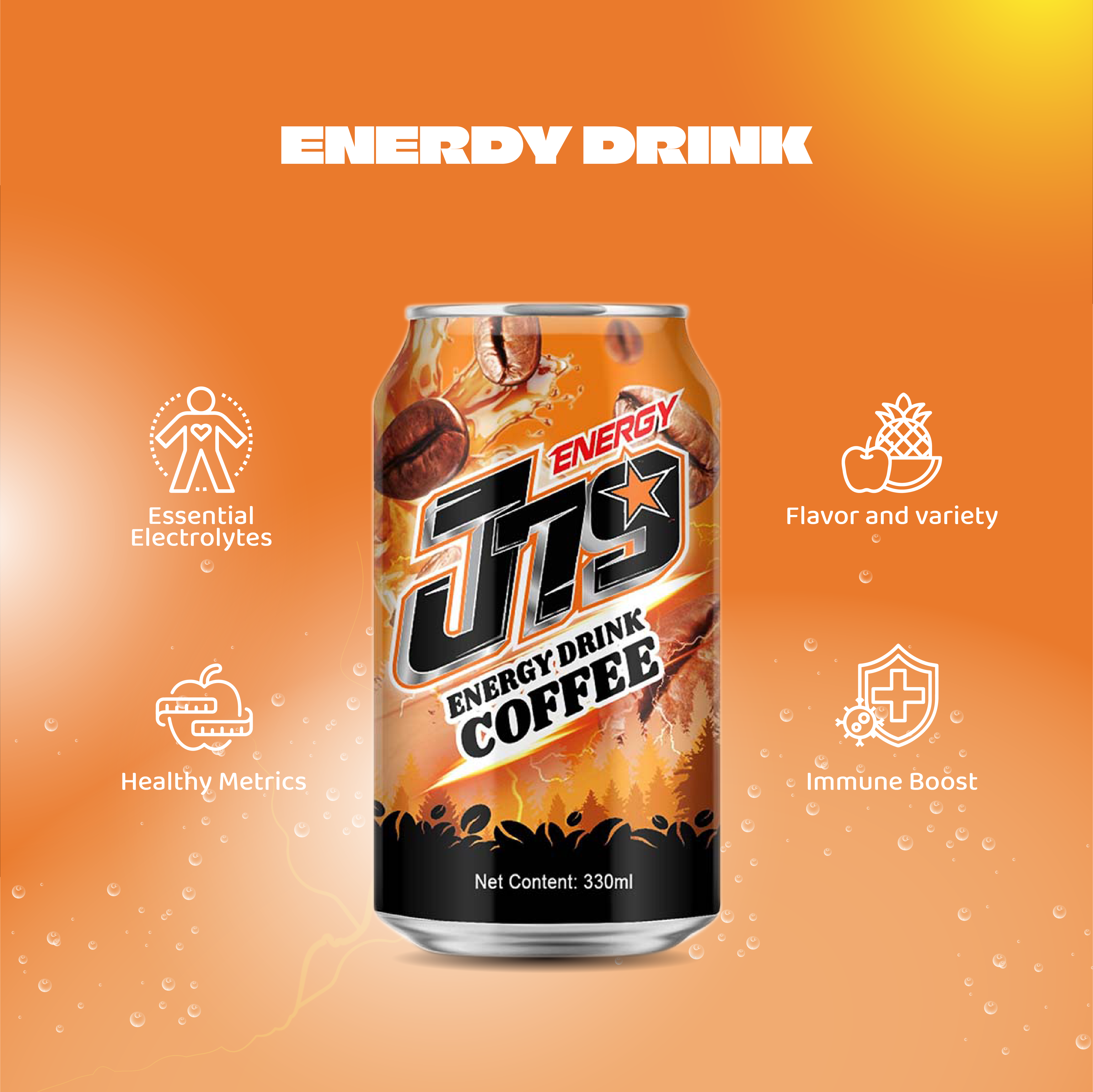 Energize Your Day with 330ml J79 Energy Drink Coffee Energize Your Day with 330ml J79 Energy Drink Coffee