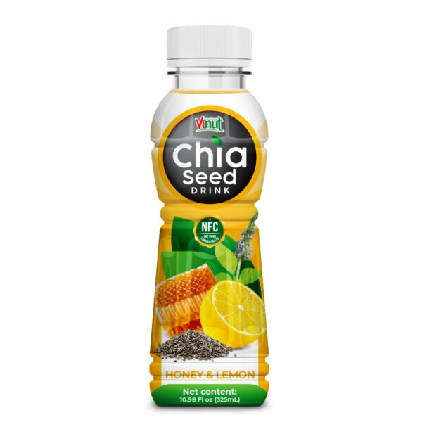 Honey & Lemon Chia Seed Drink Refreshing Citrus Beverage