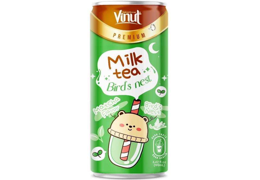 Matcha Milk Tea with Bird's Nest Premium Can 6.42 fl oz