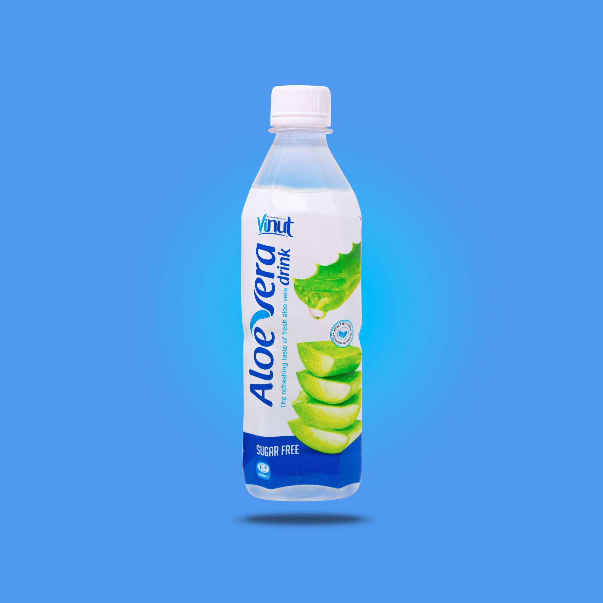 Hydrating Aloe Vera Juice Vinut Sugar Free 500ml Bottle