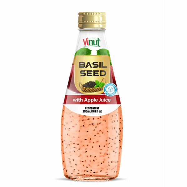 Vinut Basil seed drink with Apple Juice (No Sugar Added) 9.8 fl oz