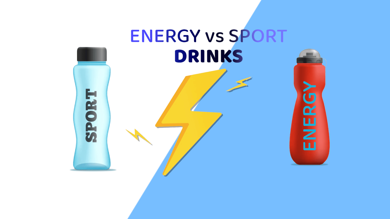 Sport and Energy drinks What is the difference? We make Your trust