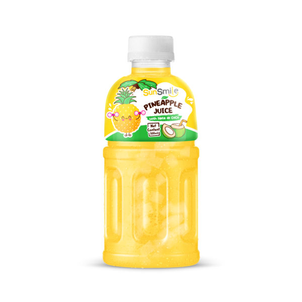 Pineapple Juice with Nata de coco
