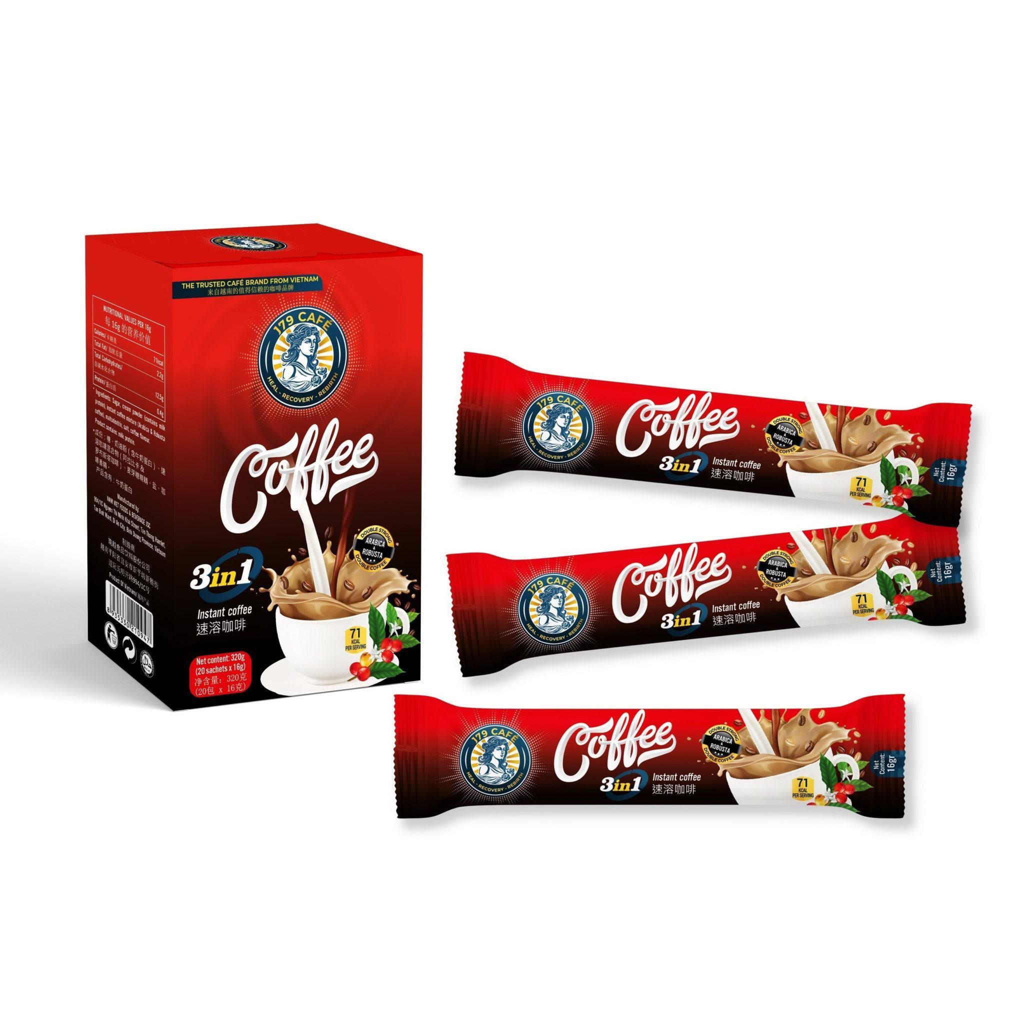 Rich J79 Arabica & Robusta Instant Coffee 3 in 1 Blend