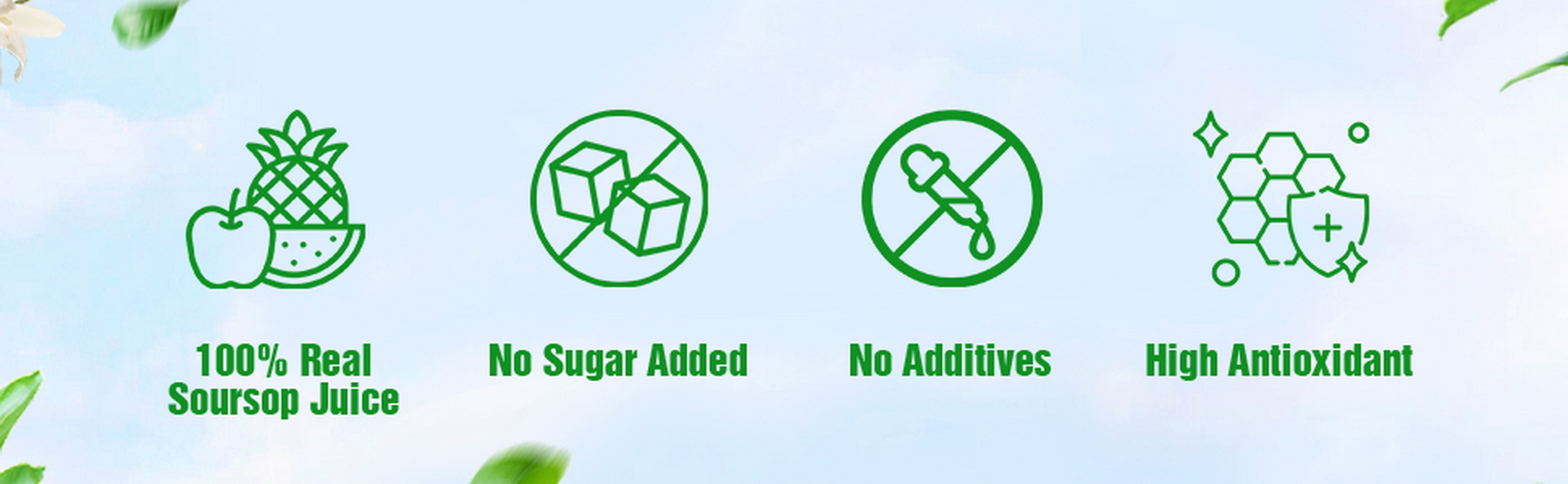 16.9 fl oz Vinut 100% NFC Soursop Juice Drink (No Sugar Added)