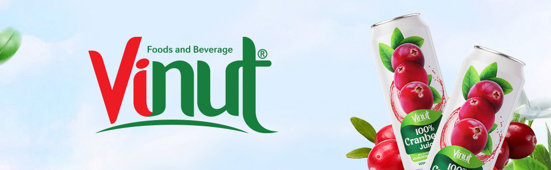 16.9 fl oz Vinut 100% NFC Cranberry Juice Drink (No Sugar Added)