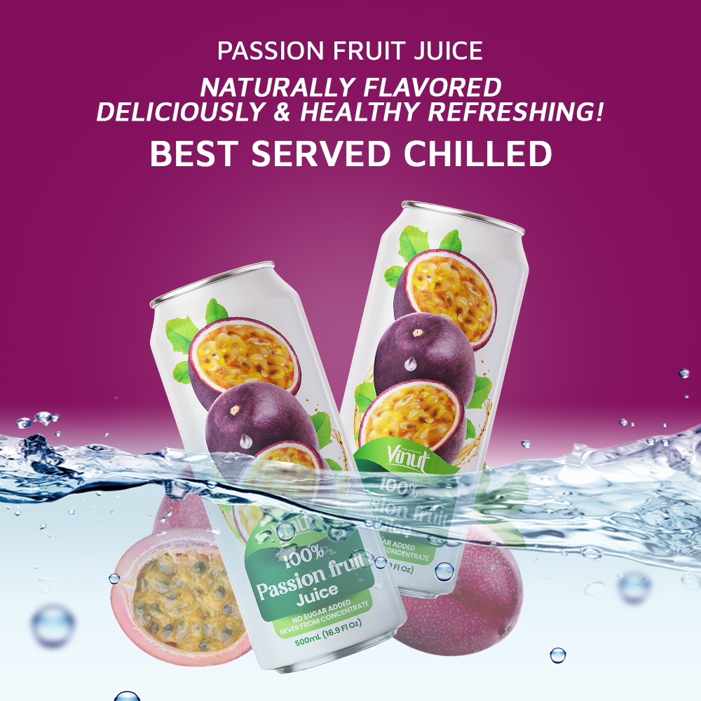 16.9 fl oz Vinut 100% NFC Passion Fruit Juice Drink (No Sugar Added)