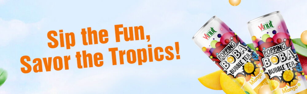320ml Popping Boba Bubble Tea With Mango Flavor 970x300 1