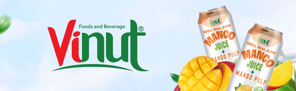 16. 57 fl oz Vinut 100% NFC Mango Juice Drink with Pulp (No Sugar Added)