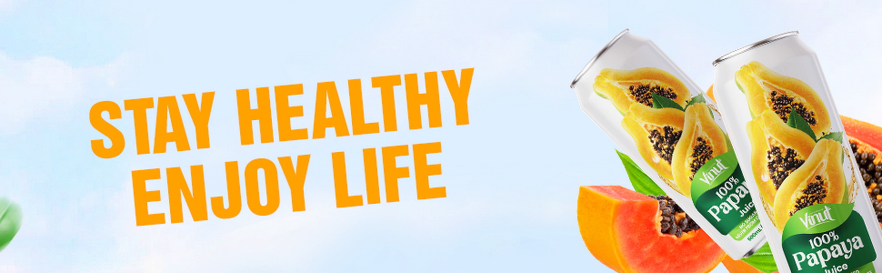 100 Papaya Juice drink vinut without pulp