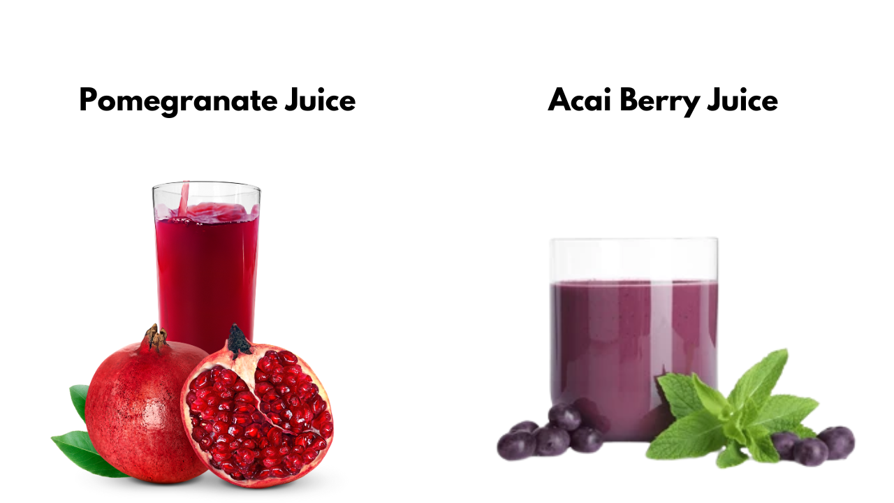 VINUT_Pomegranate Juice vs. Acai Berry Juice