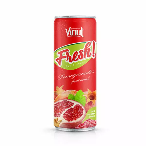 250ml VINUT Can Pomegranate Juice Drink