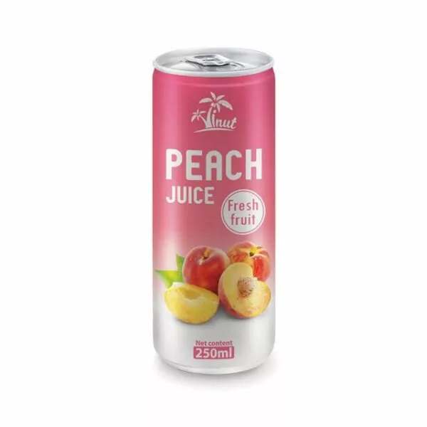 250ml Peach Juice Fresh fruit