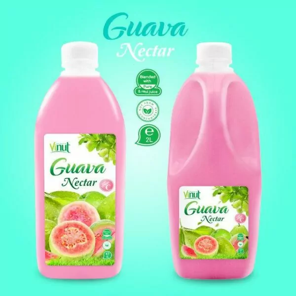 2L VINUT Bottle Guava Juice Drink Nectar