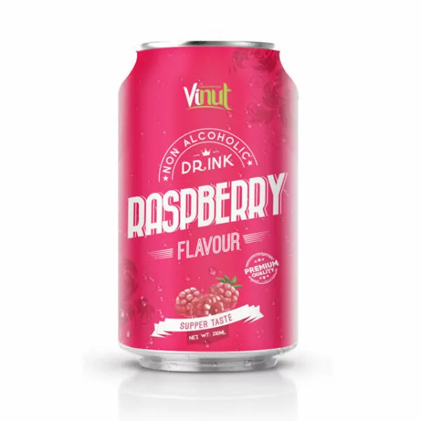 330 ml Canned Non Alcoholic Beer Drink Raspberry Flavour