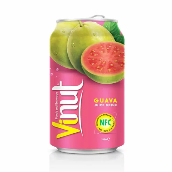 330ml VINUT Guava Juice Drink Can (Tinned)