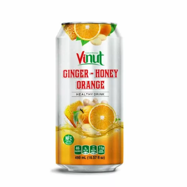 16.57 fl oz VINUT Ginger juice with Honey Orange