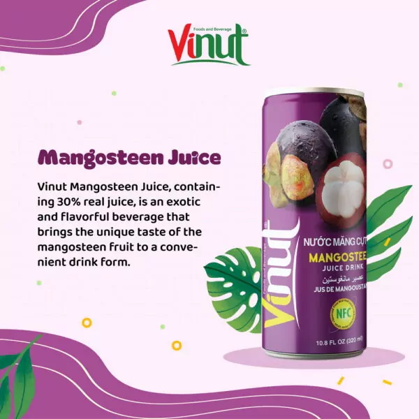 10.8 fl oz Vinut Mangosteen Juice drink 30 Juice