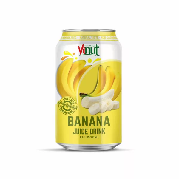 330ml VINUT 50 Juice Premium Banana Juice Drink