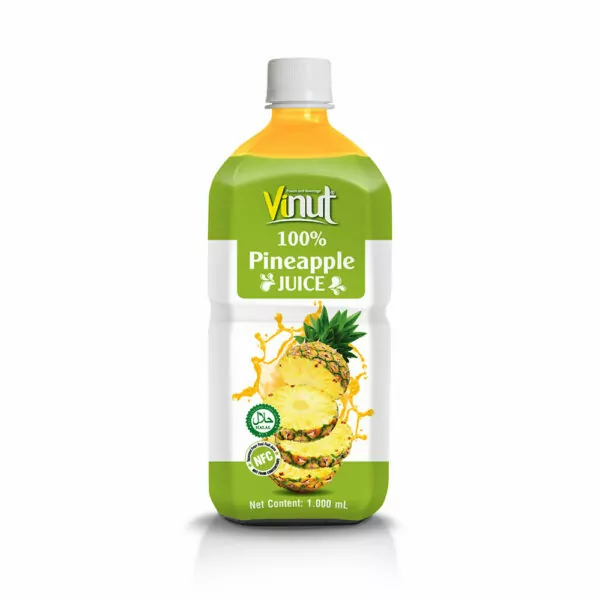 1L VINUT Bottle 100 Pineapple Juice Drink