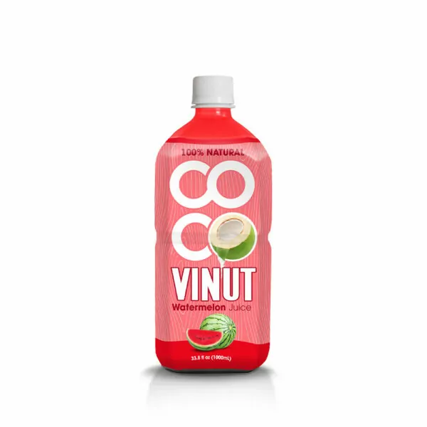 1L VINUT 100 Natural Coconut water with watermelon juice