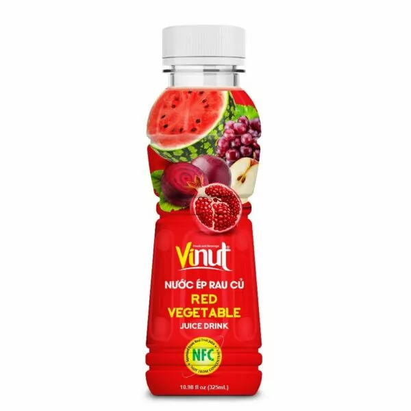 10.98 fl oz VINUT Bottle Red Vegetable Juice Drink