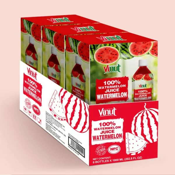 VINUT Watermelon Juice 1000ml Bottle 2