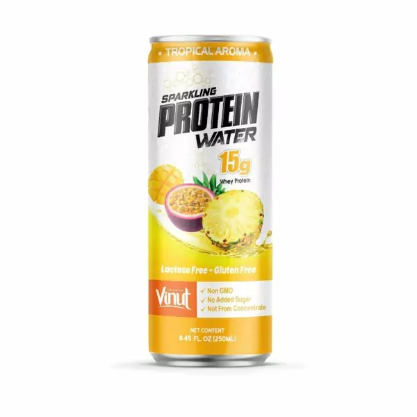 8.45 fl oz Vinut Tropical Aroma Sparkling waterLactose Gluten free