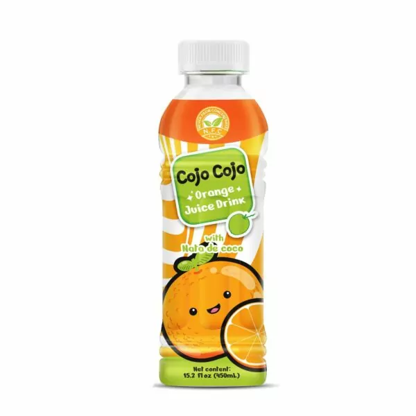 Cojo Cojo Orange juice drink with Nata de coco