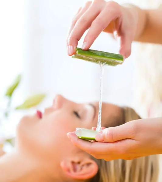 Skincare with aloe vera Skincare with aloe vera