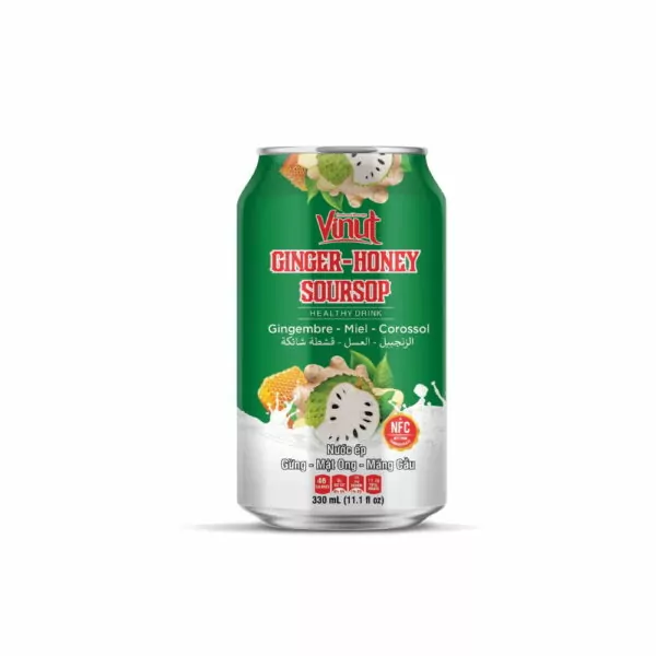 11.1 fl oz Vinut Ginger Honey and soursop Juice drink