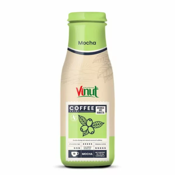 13.7 FL OZ Mocha Coffee drink Arabica mix Robusta 210 Kcal