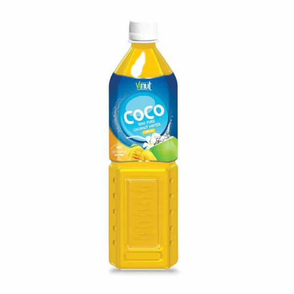 1L VINUT 100% Bottle Pure Coconut water with Mango flavour