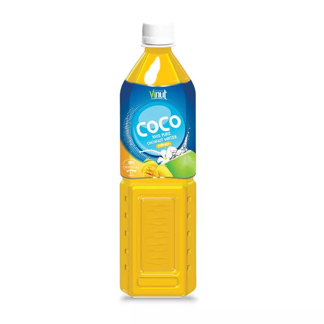 1L VINUT 100% Bottle Pure Coconut water with Mango flavour