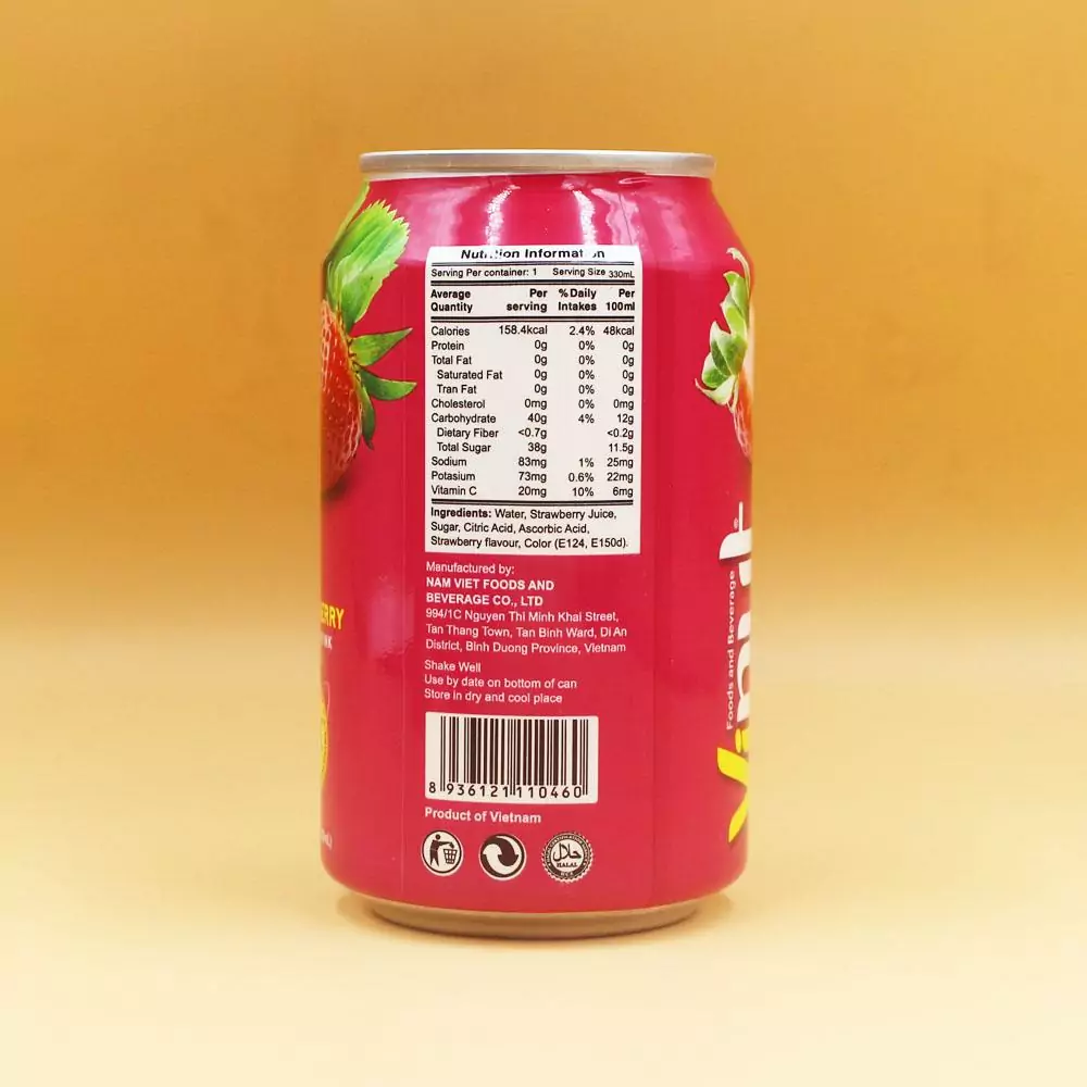11.1 fl oz VINUT Strawberry Juice Drink N