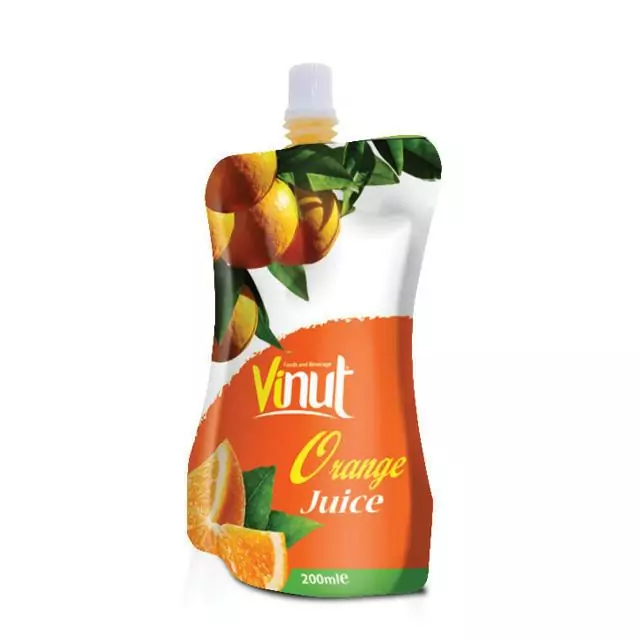 Orange juice pouch sale