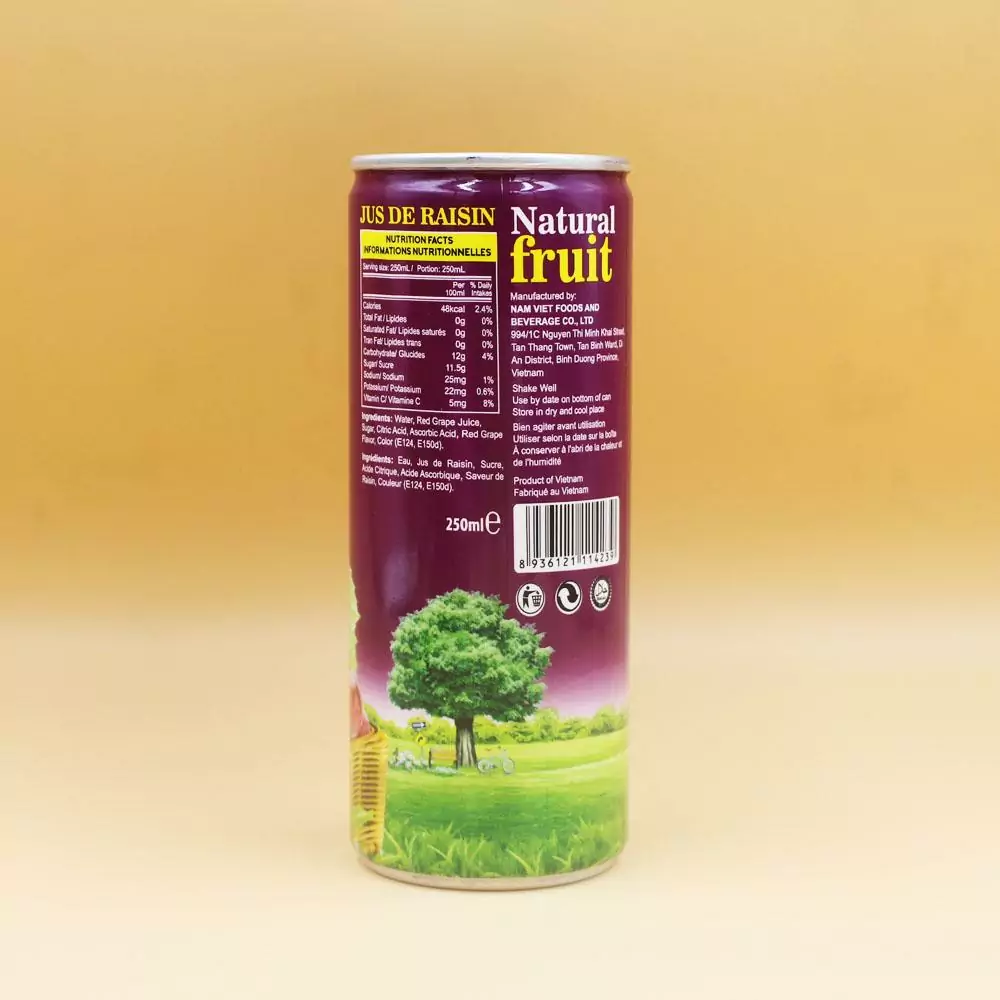 250ml VINUT Red Grape Juice Drink B