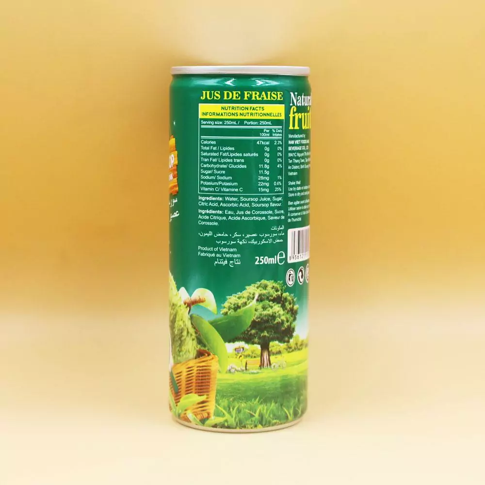 250ml VINUT Soursop Juice Drink N